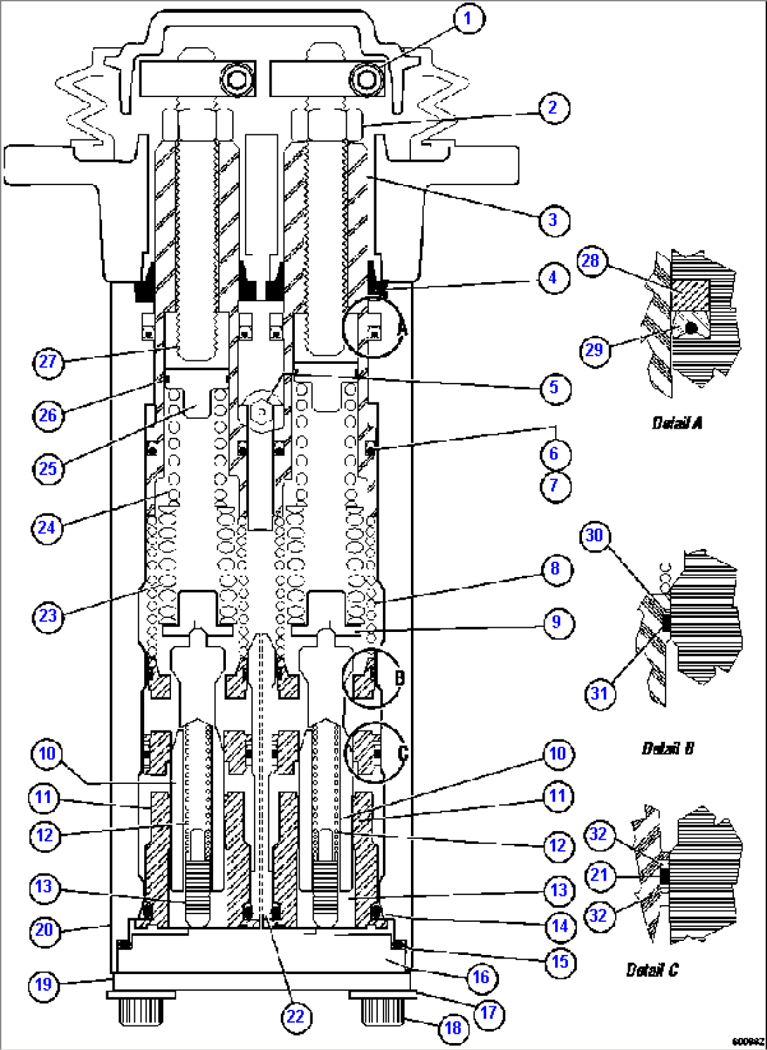 BRAKE VALVE SUB-ASSEMBLY 2/2 XA2704