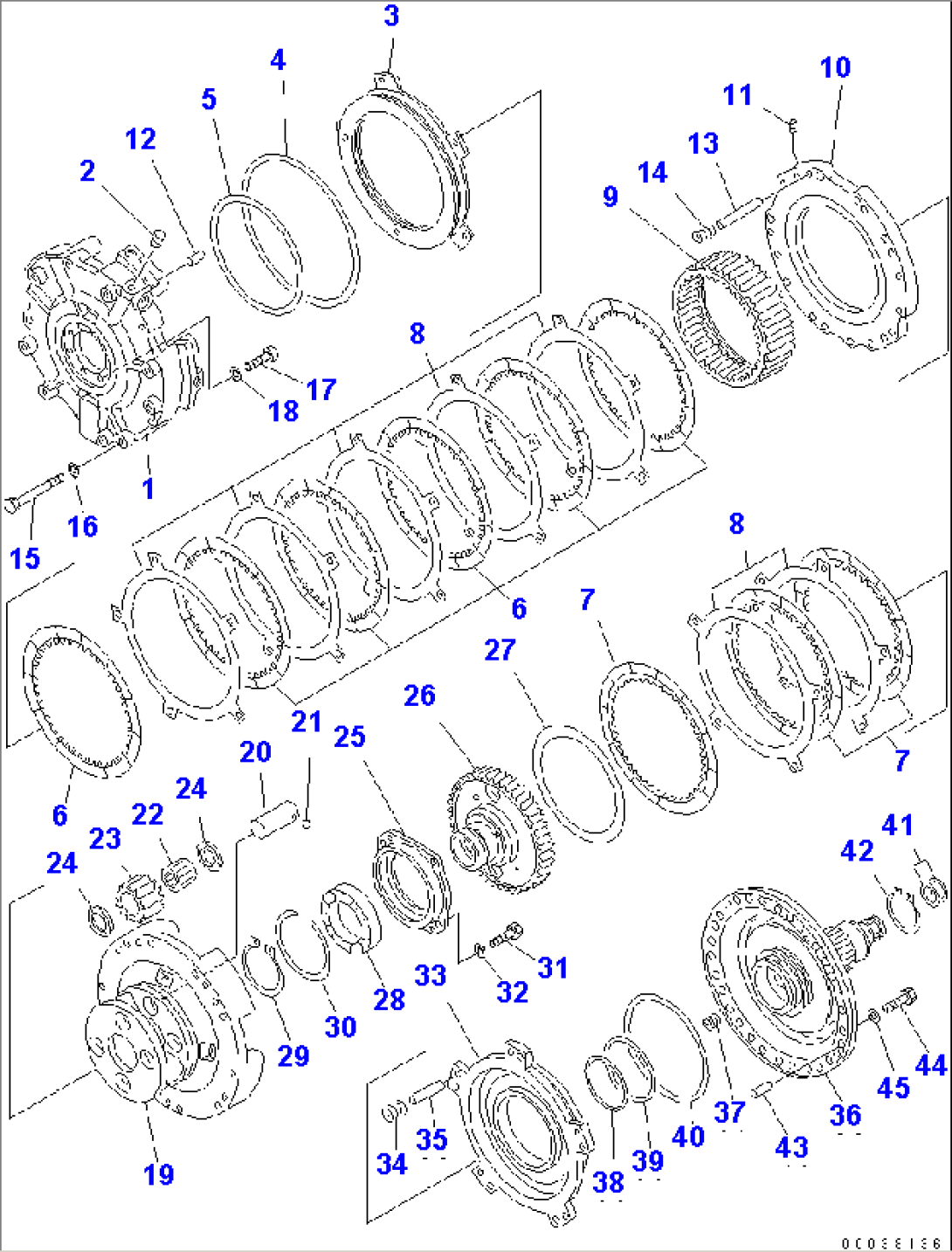 TRANSMISSION (LOW AND HIGH CLUTCH)