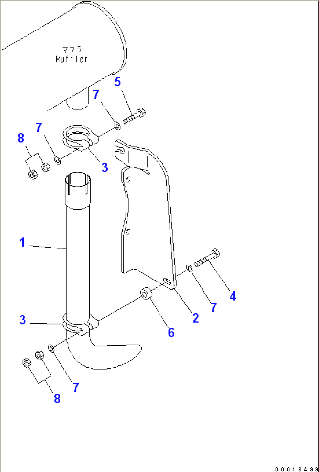 EXHAUST RELATED PARTS