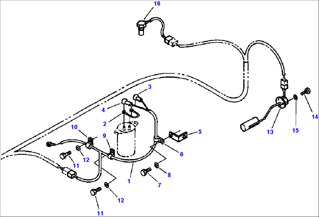 FIG NO. B0500-01A0 ENGINE WIRING