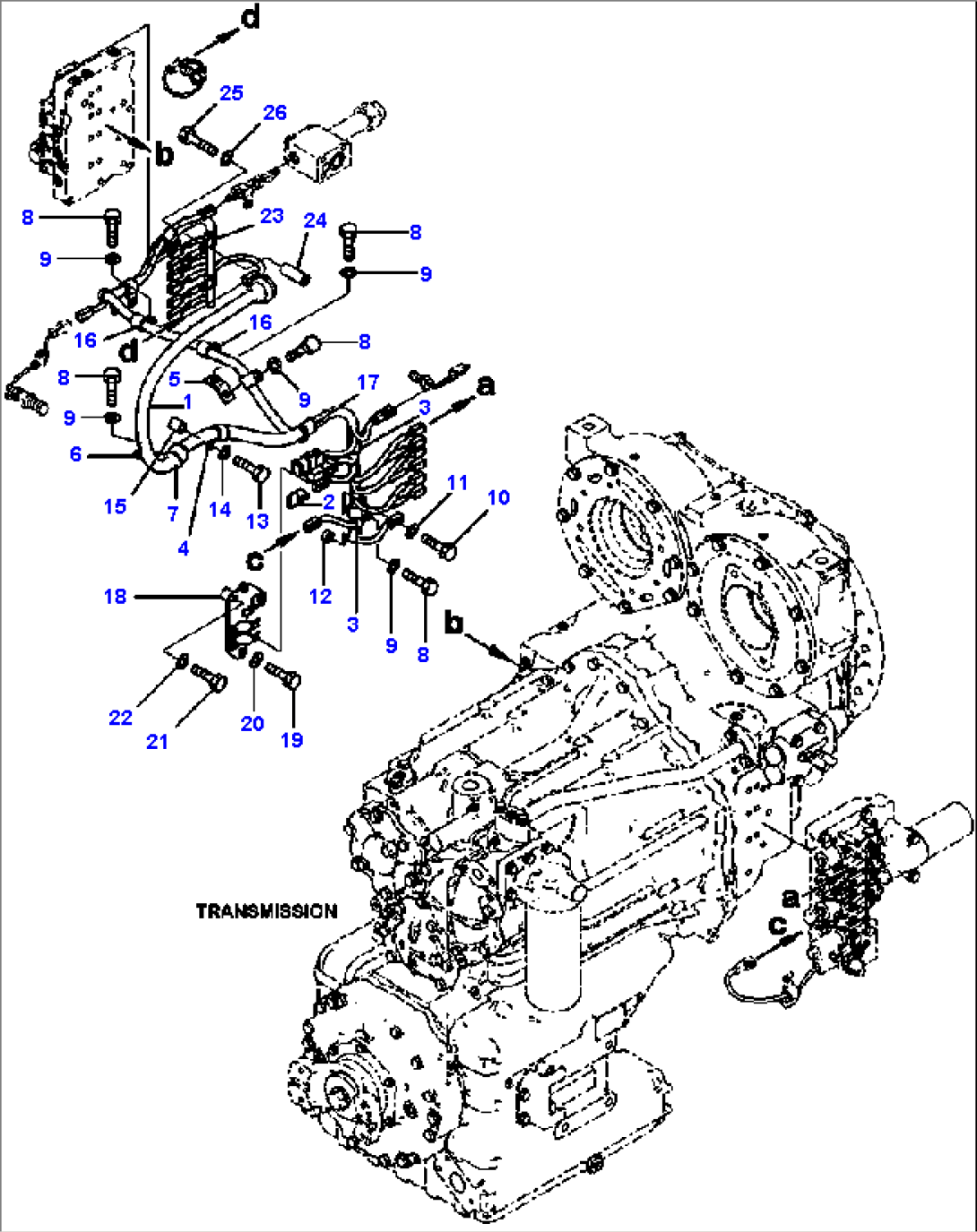 F4350-66A0 TRANSMISSION WIRING HARNESS WITHOUT LOCKUP
