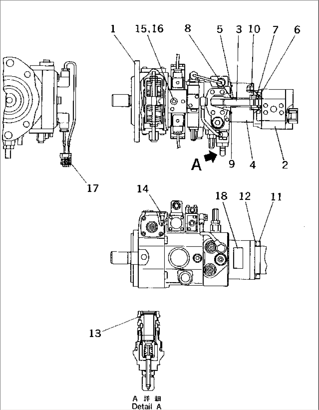 MAIN PUMP (INNER PARTS)(#16159-17839)