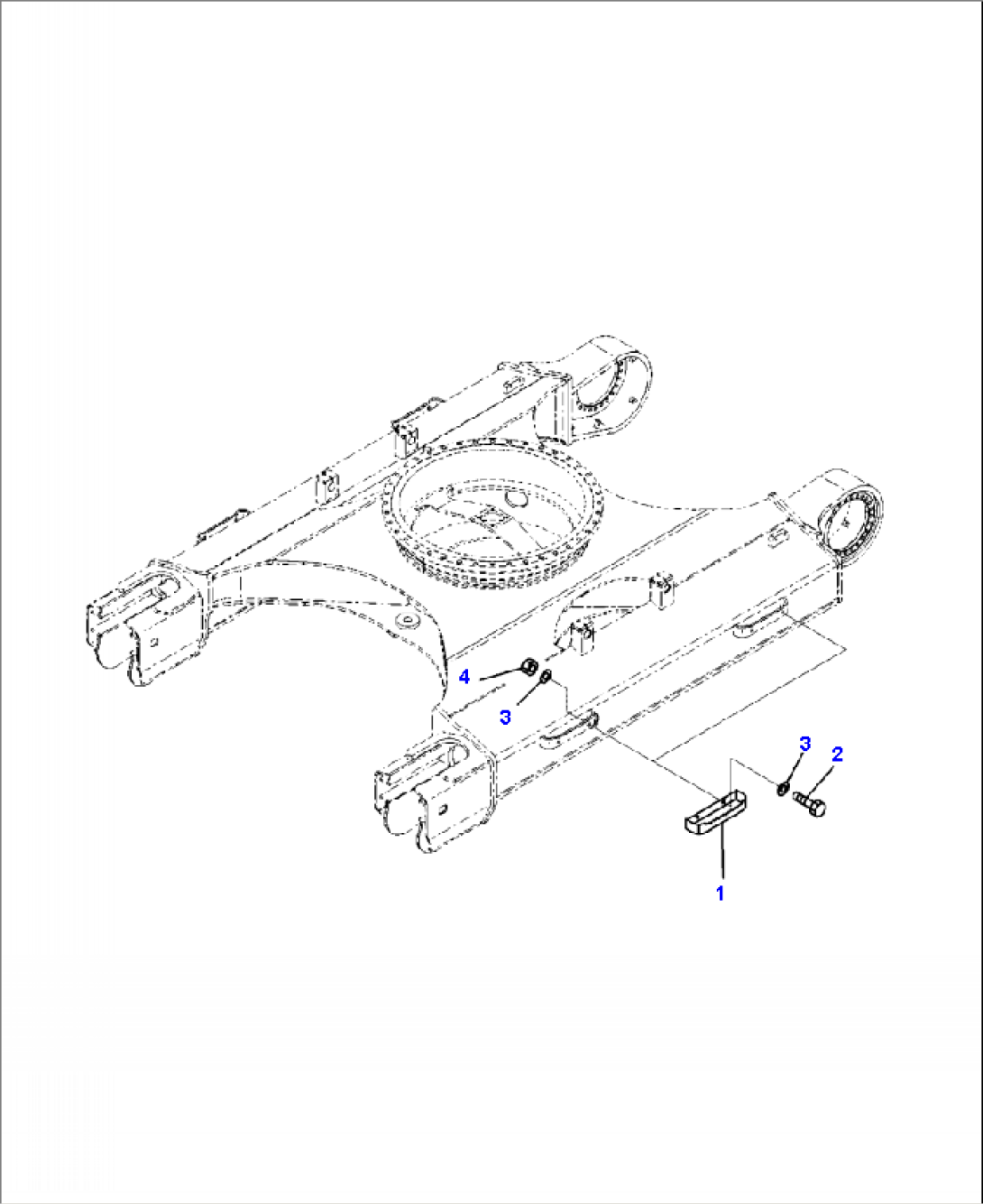 R1100-02A2 TRACK FRAME ADDITIONAL STEP