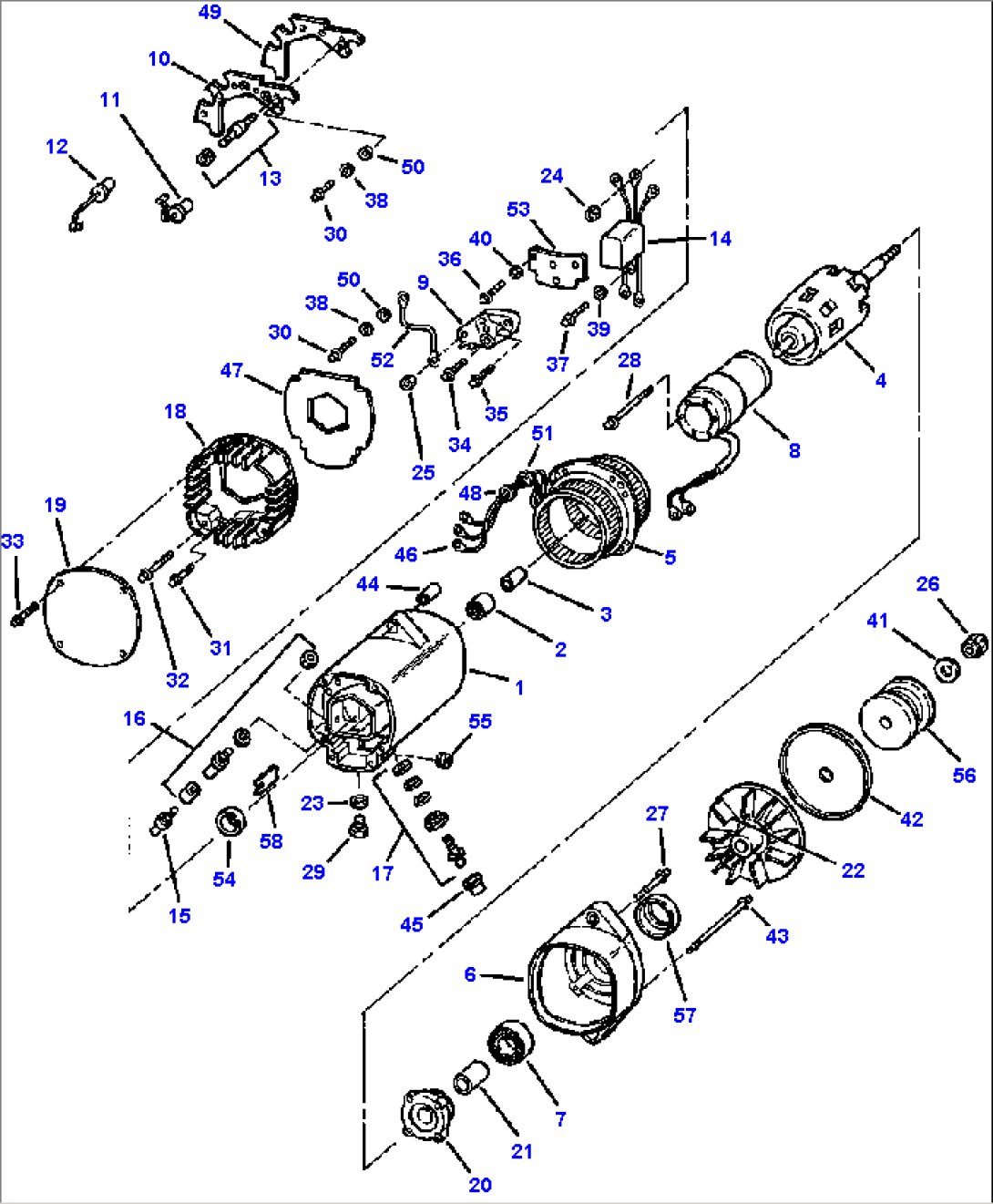 FIG. E5150-01A2 ALTERNATOR - 80 AMP - MODEL 26SI