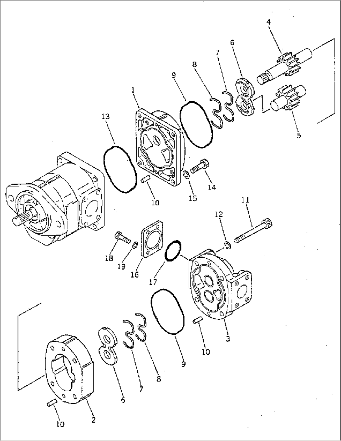 HYDRAULIC PUMP (ACCUMULATER CHARGE)