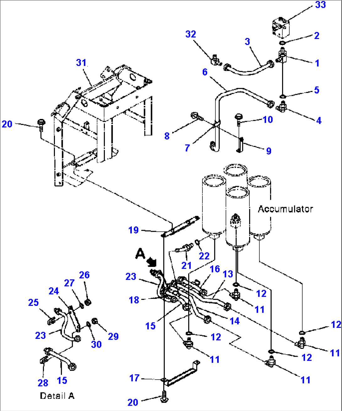 K4460-03A0 BRAKE CONTROL BRAKE PIPING