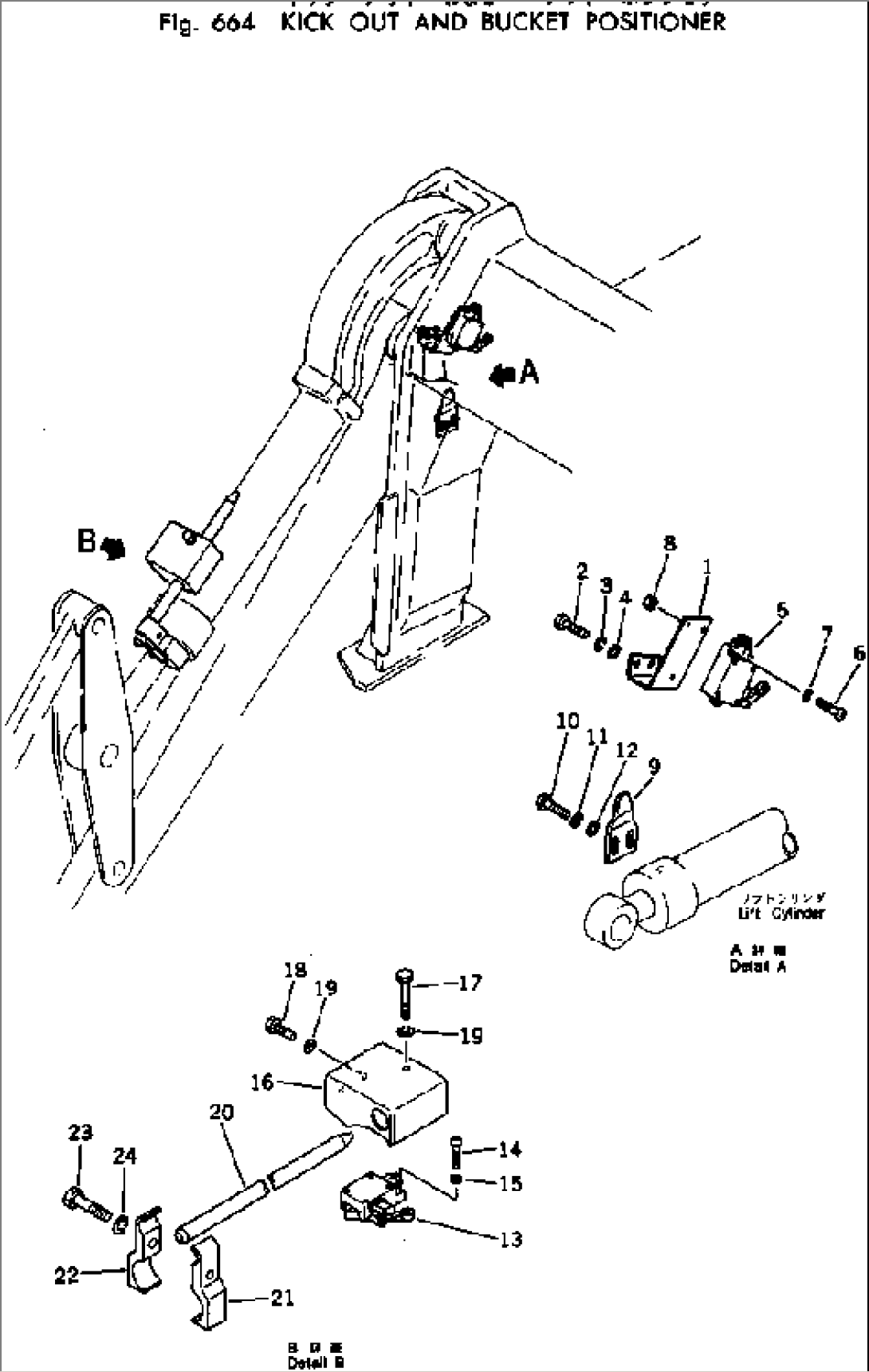 KICK OUT AND BUCKET POSITIONER