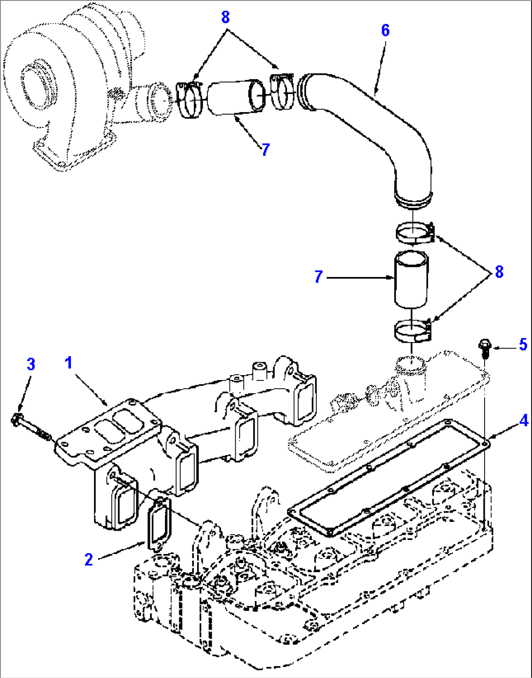 TURBOCHARGER LOCATION