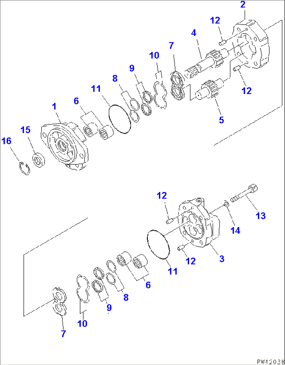 HYDRAULIC PUMP (EMERGENCY STEERING)