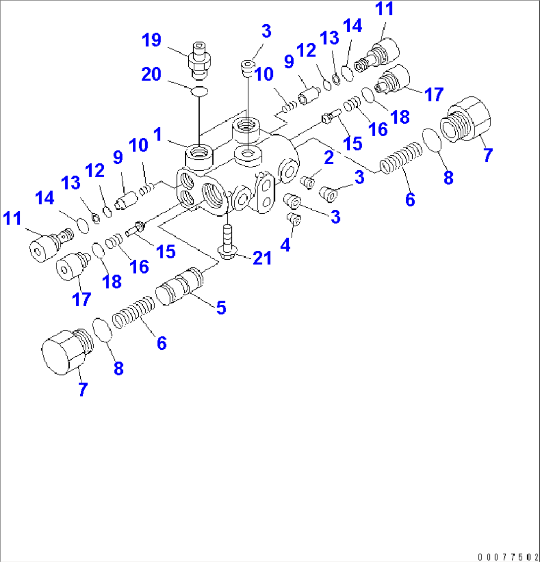 STEERING LINE (CUSHION VALVE)