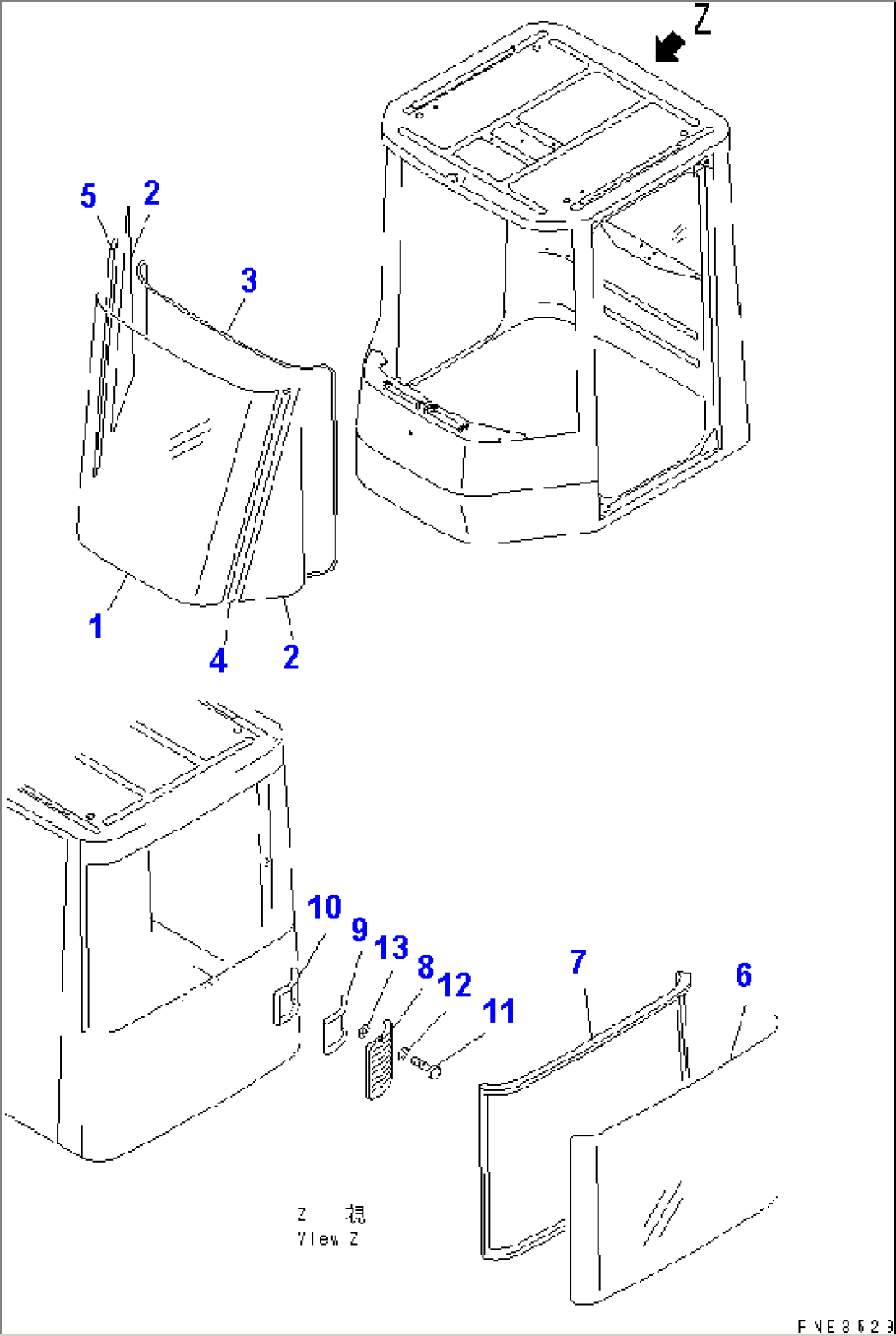 ROPS CAB (WINDOW)