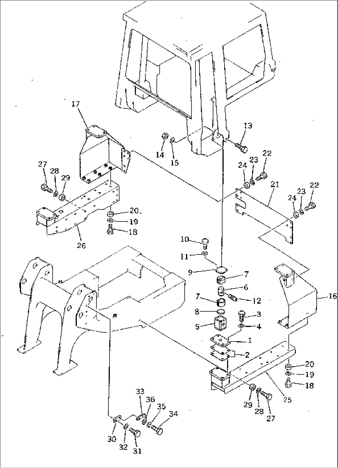 MOUNT BRACKET (FOR POPS CAB)