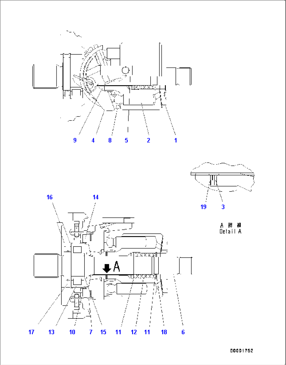 Hydrostatic Transmission (HST) Pump and Motor, Inner Parts, Pump (2/14)
