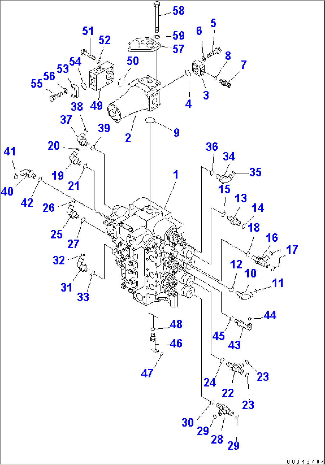 MAIN VALVE (NO.2 VALVE AND JOINT PARTS)(#30001-)