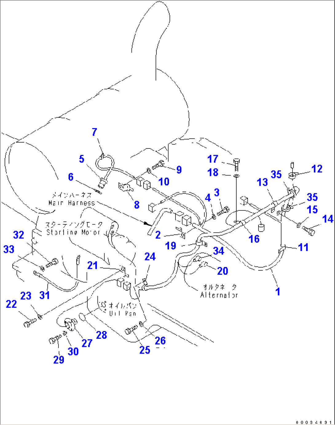 WIRING (ENGINE HARNESS)