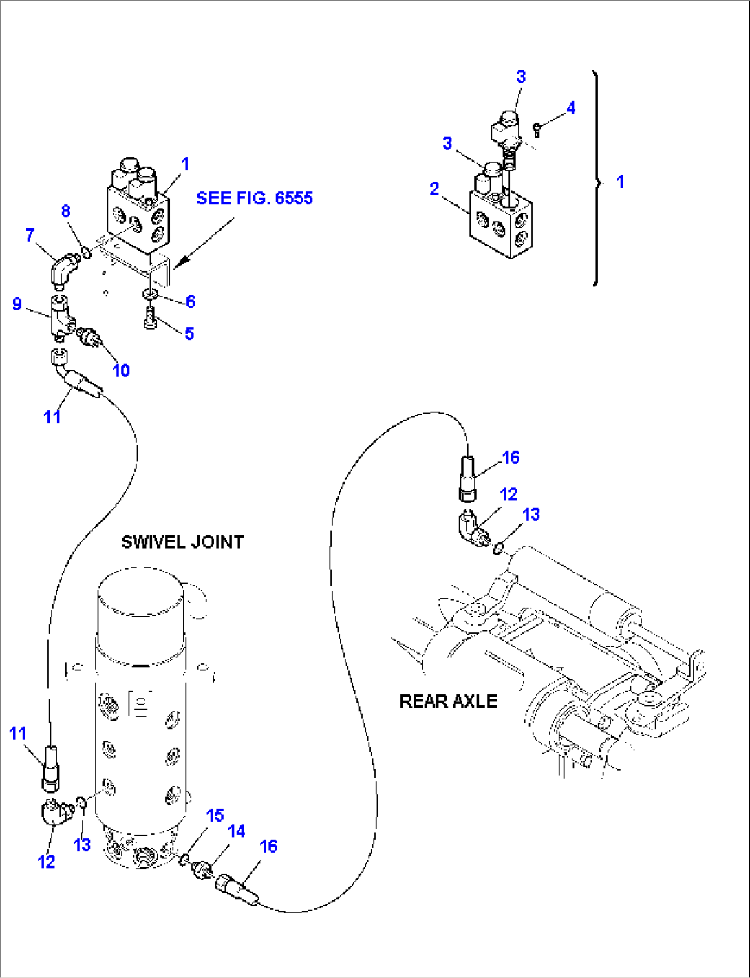 HYDRAULIC PIPING (PARKING BRAKE LINE)