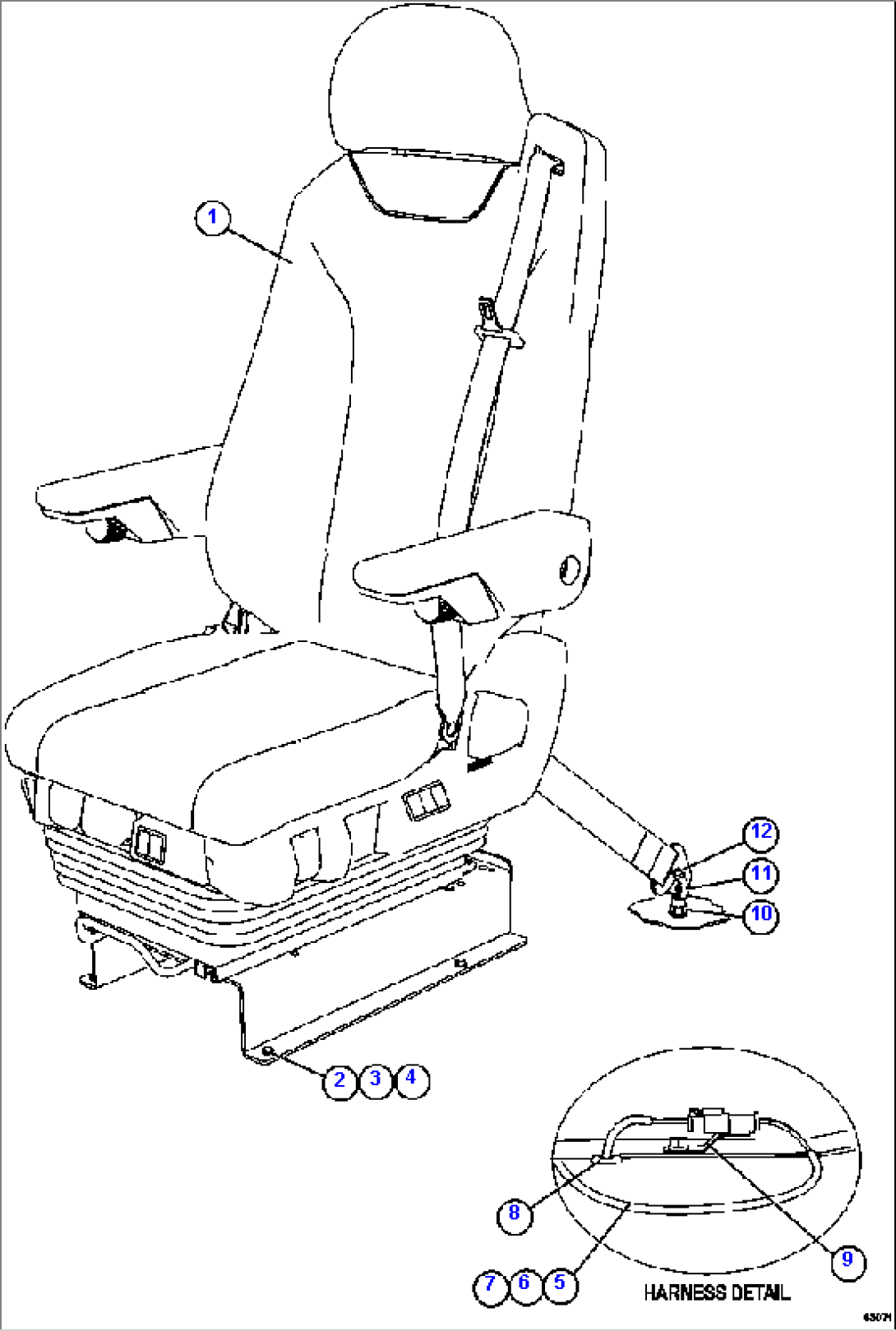 OPERATOR SEAT INSTALLATION