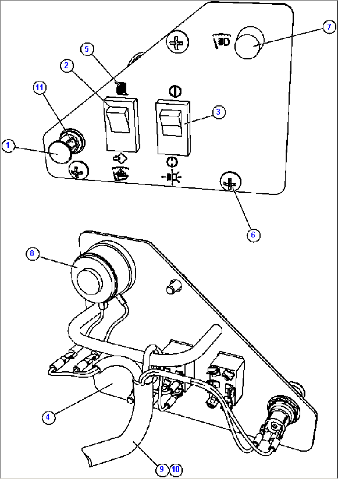 LOWER L.H. DASH MODULE (EL2677)