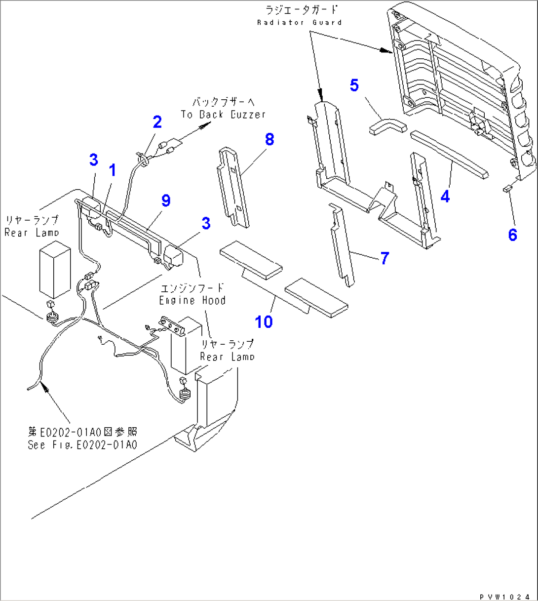 RADIATOR GUARD (ELECTRICAL SYSTEM AND SHEET)