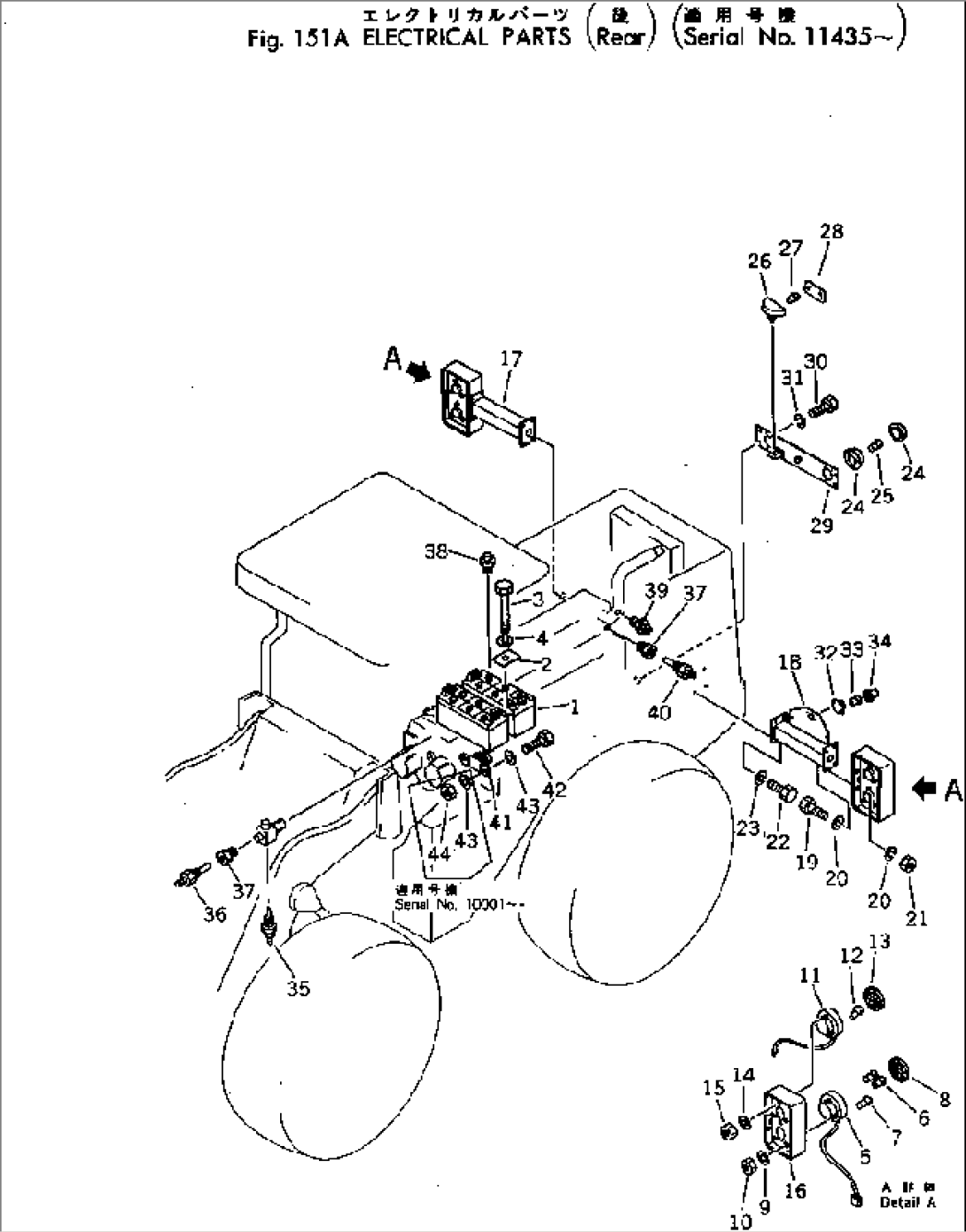 ELECTRICAL PARTS (REAR)(#11435-)