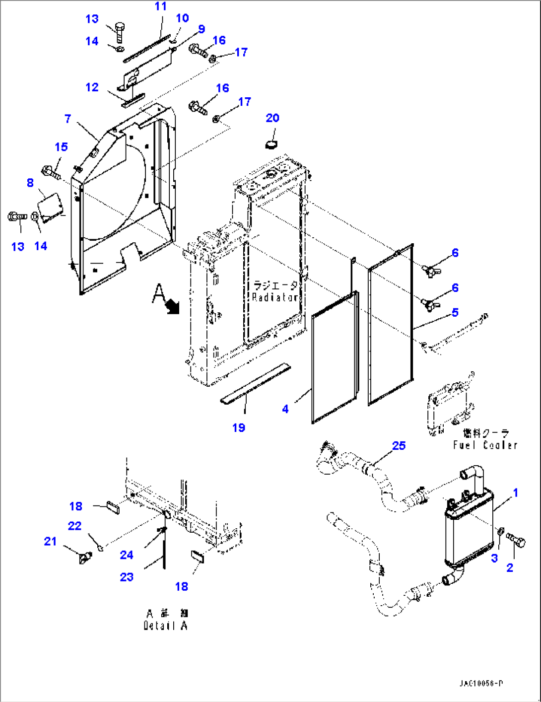 Cooling System, Aftercooler and Shroud (#40001-)