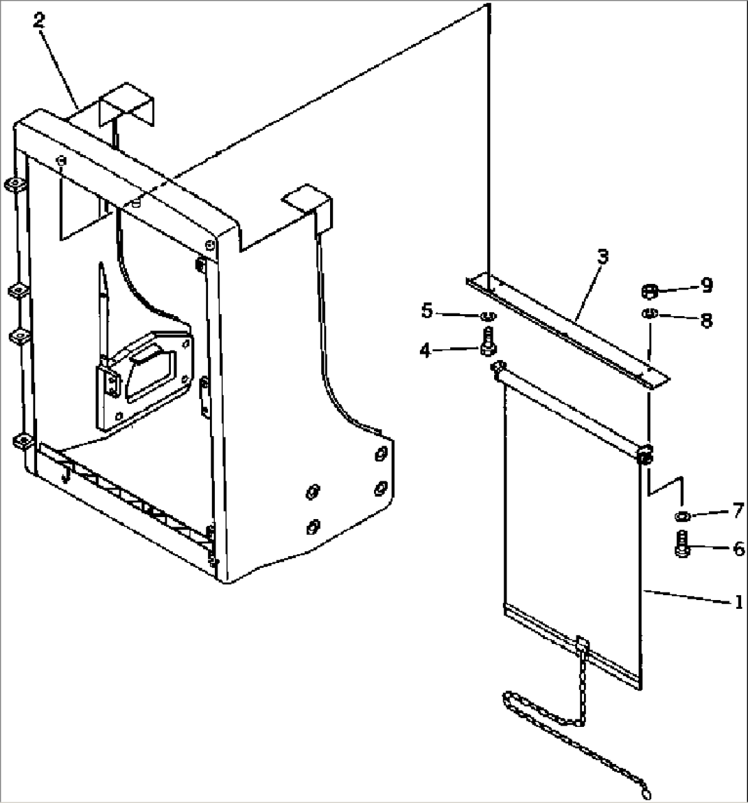 RADIATOR SHUTTER (SCREEN TYPE)