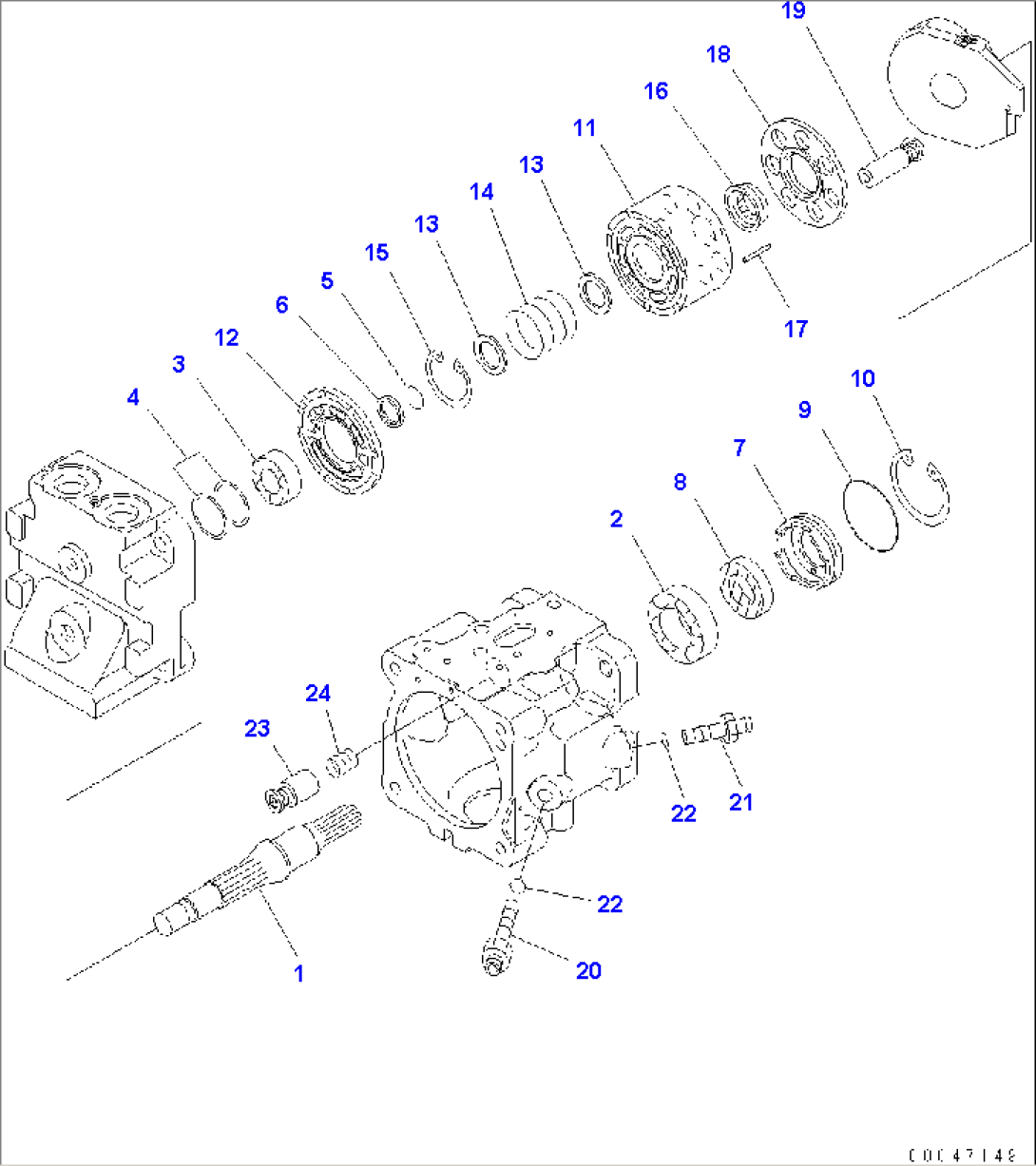HYDRAULIC PUMP (FAN) (2/5)