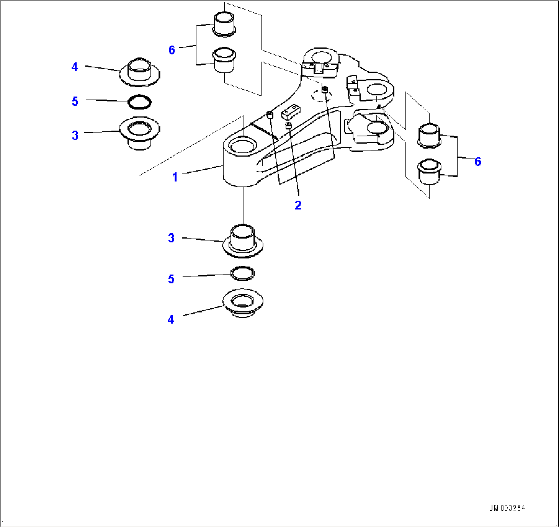 Steering Cylinder, Center Lever (#80138-)