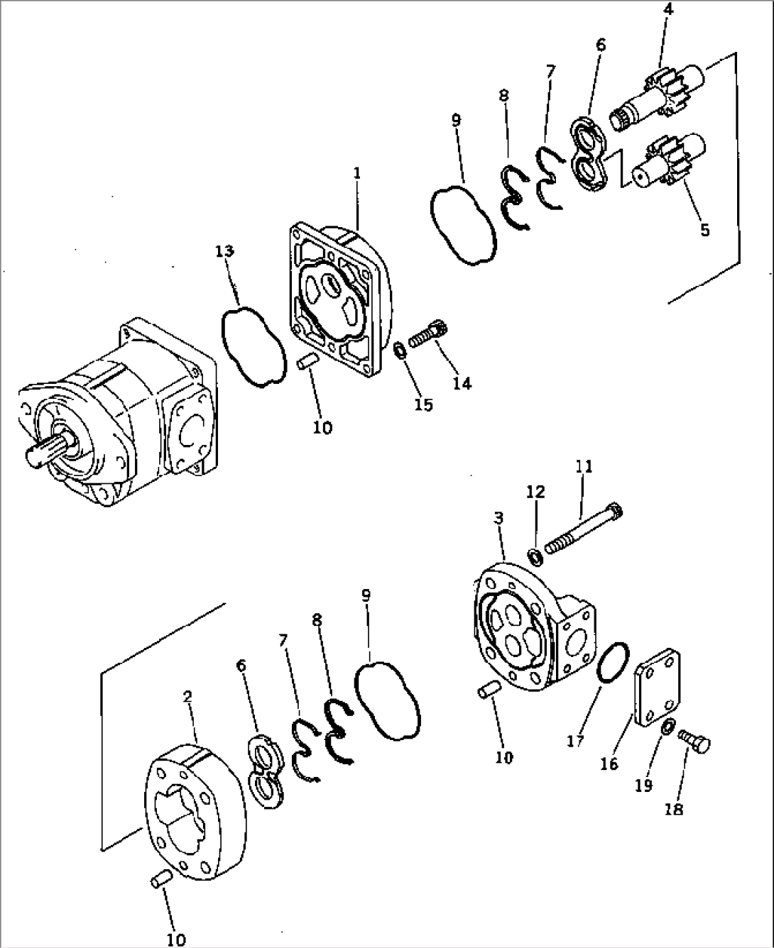 HYDRAULIC PUMP (LIFT¤ DUMP AND STEERING) (2/2)
