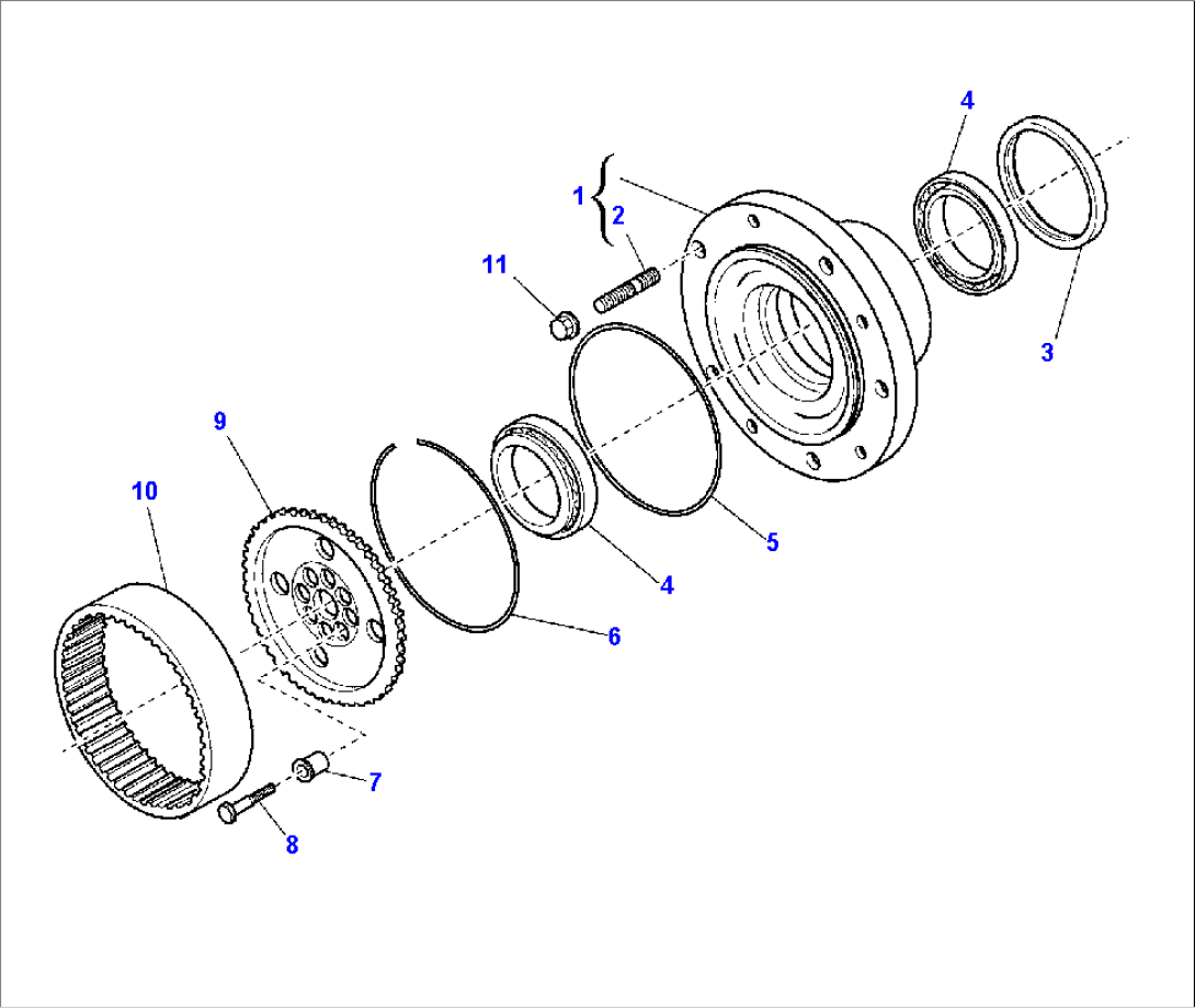 FRONT AXLE (6/7)