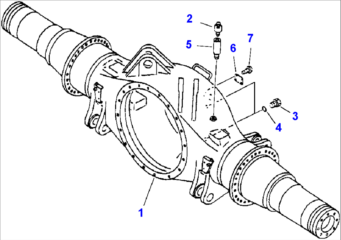 REAR AXLE HOUSING