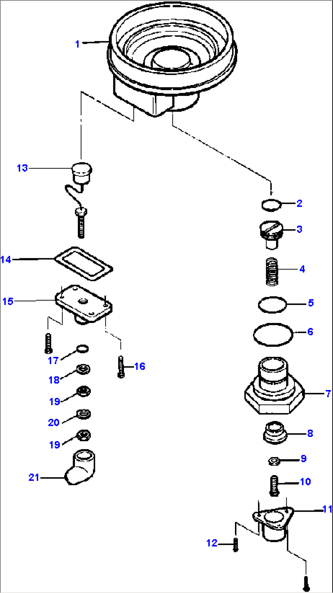 AIR DRYER END COVER