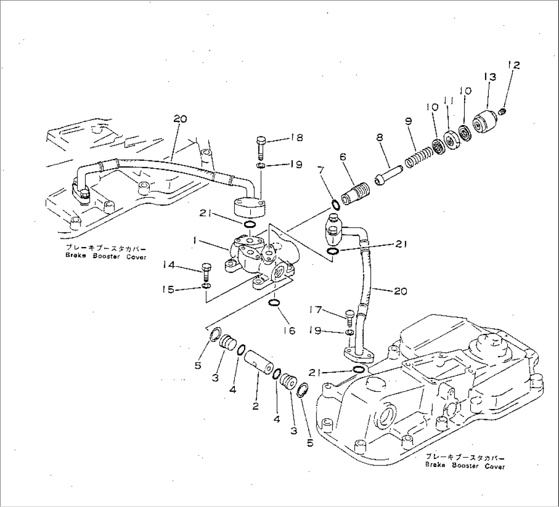 BRAKE SELECTOR AND RELIEF VALVE