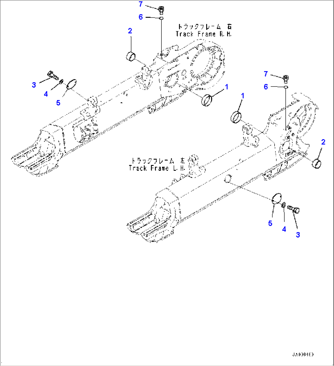 Track Frame Related Parts (#30001-)