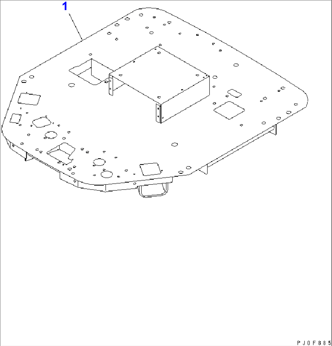 FLOOR (FLOOR FRAME)(CANOPY)(#54095-)