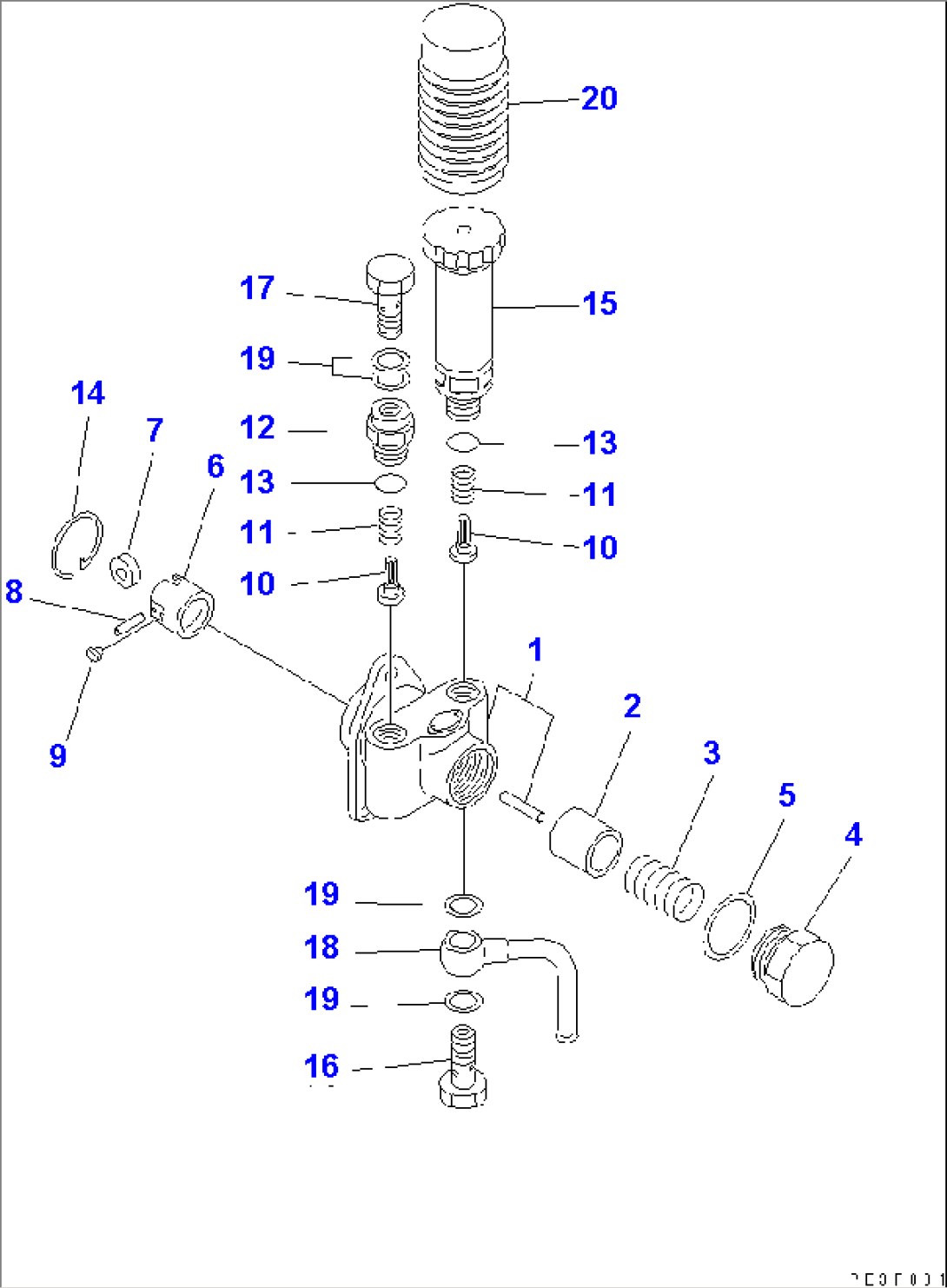 FUEL INJECTION PUMP (FEED PUMP)(#48797-71663)