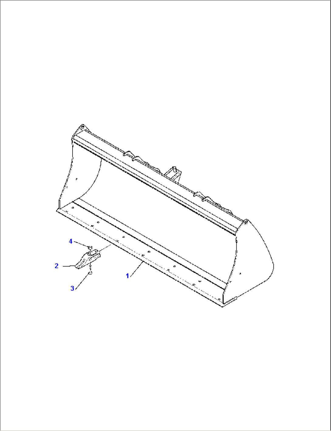 BUCKET (L=2180 mm)