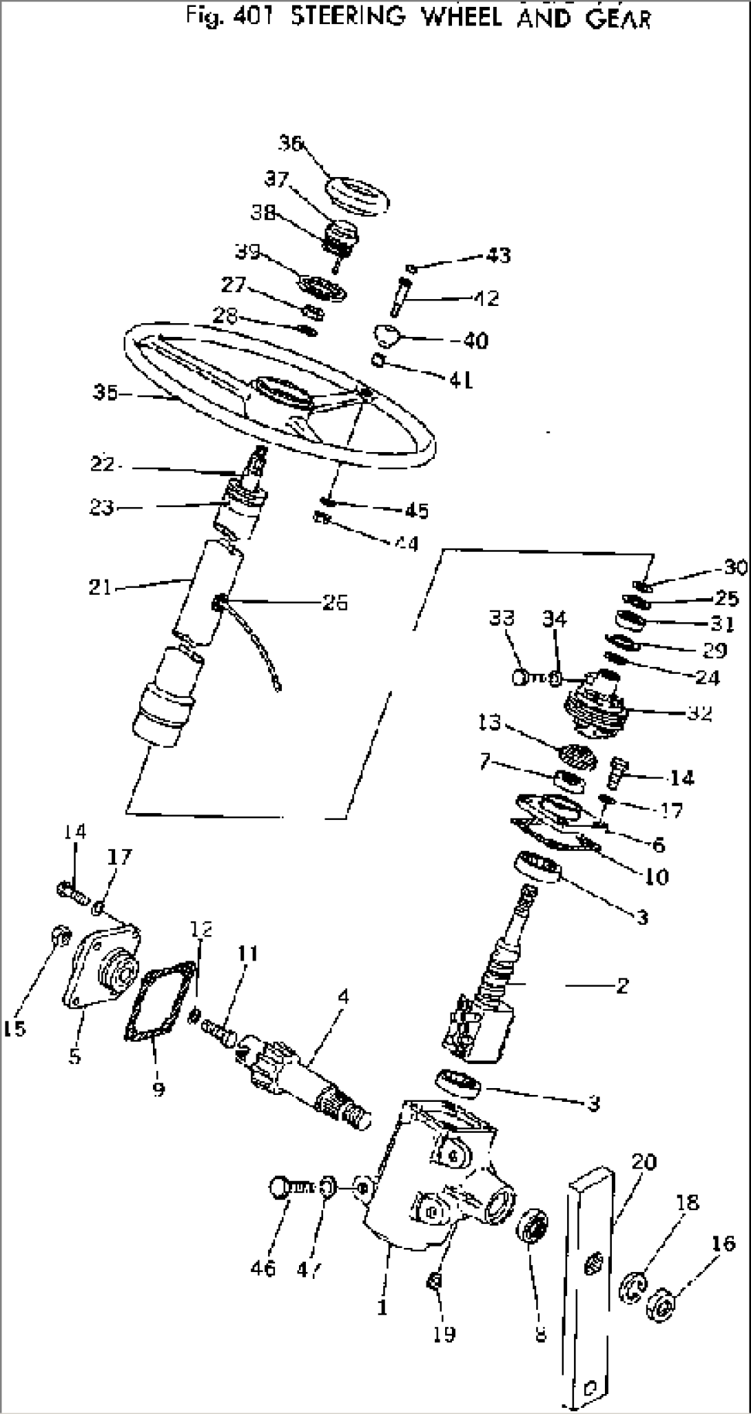 STEERING WHEEL AND GEAR