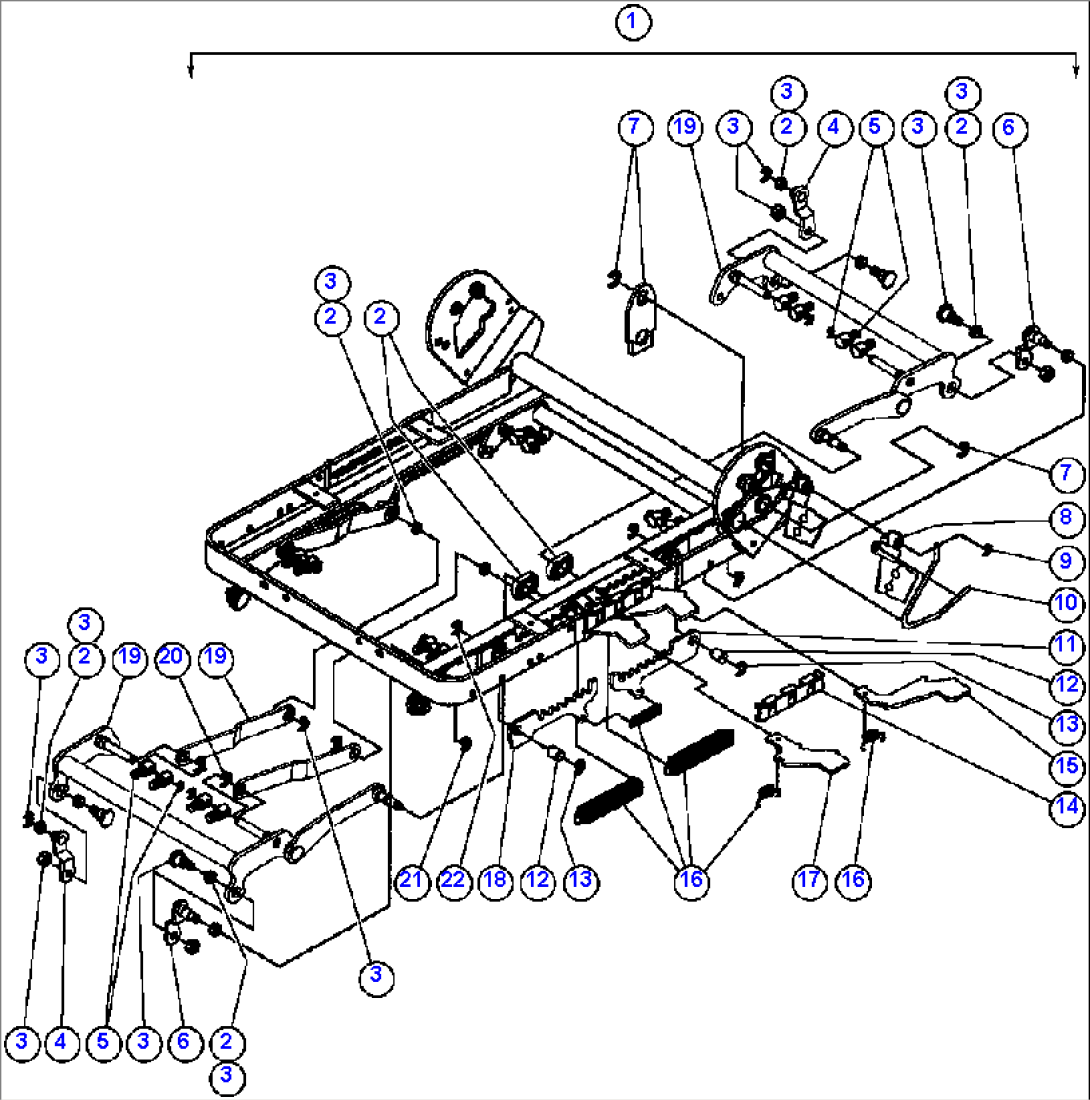OPERATOR SEAT ASSM 4/6 (S/N A30727) (PC2324)