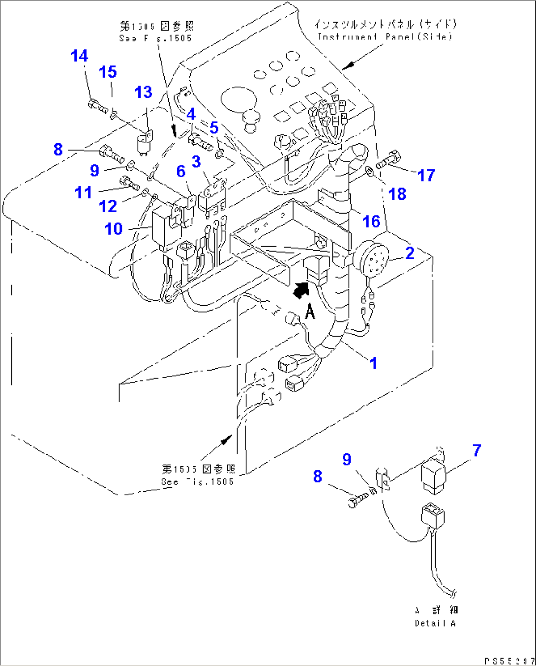 ELECTRICAL SYSTEM (INSTRUMENT PANEL LINE)(#11001-11001)
