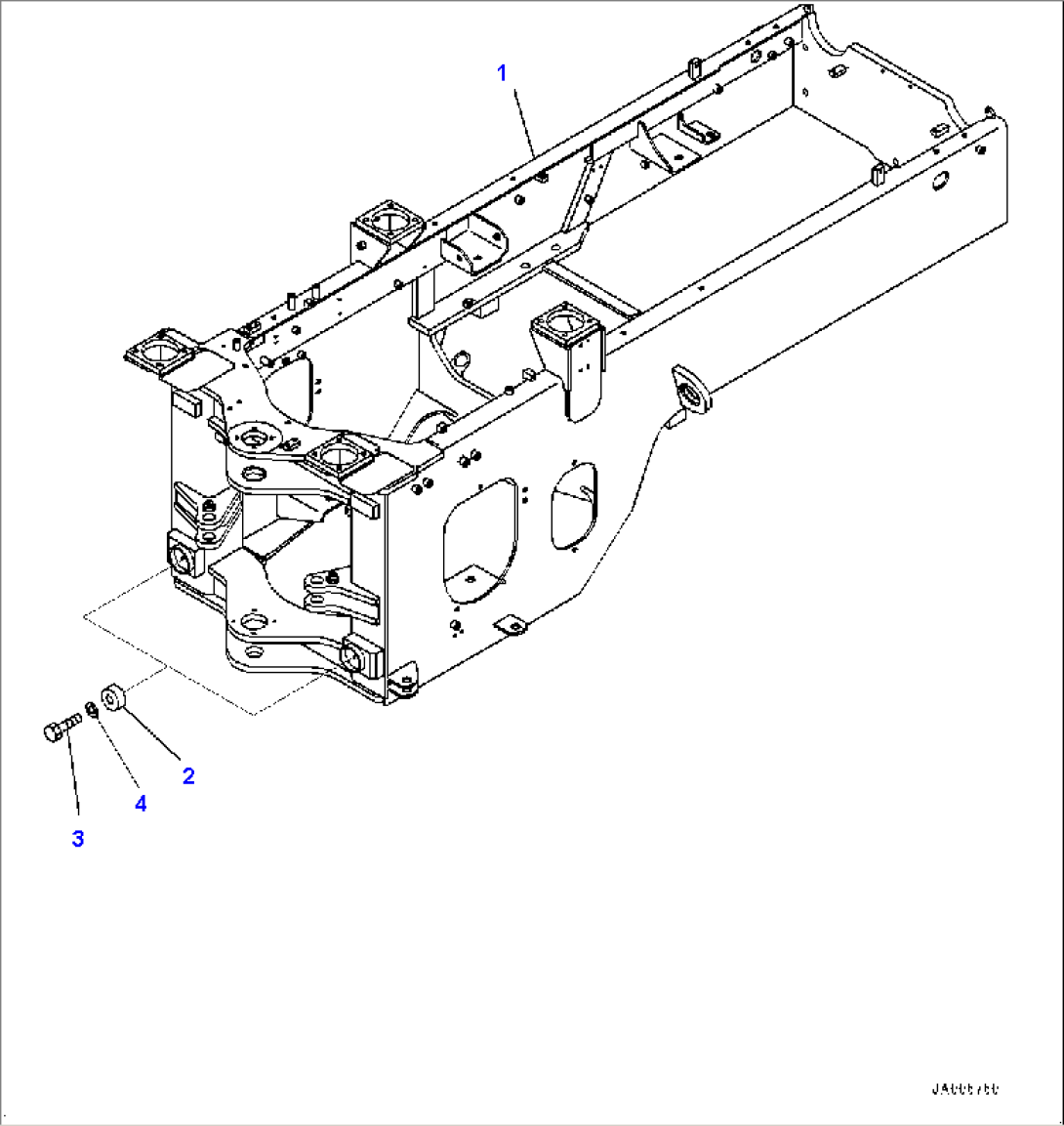 Rear Frame, (#76045-)