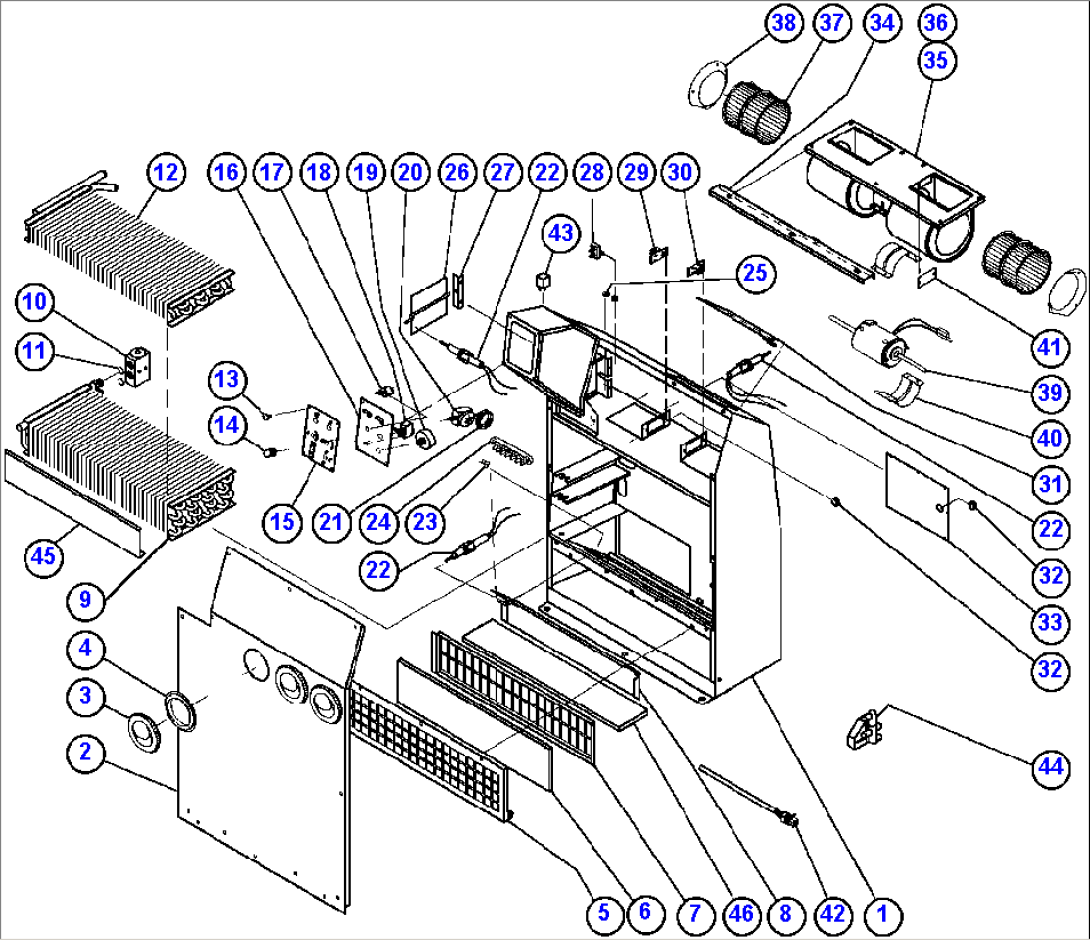 HEATER/AIR CONDITIONER ASSM - 2 (SM5466)