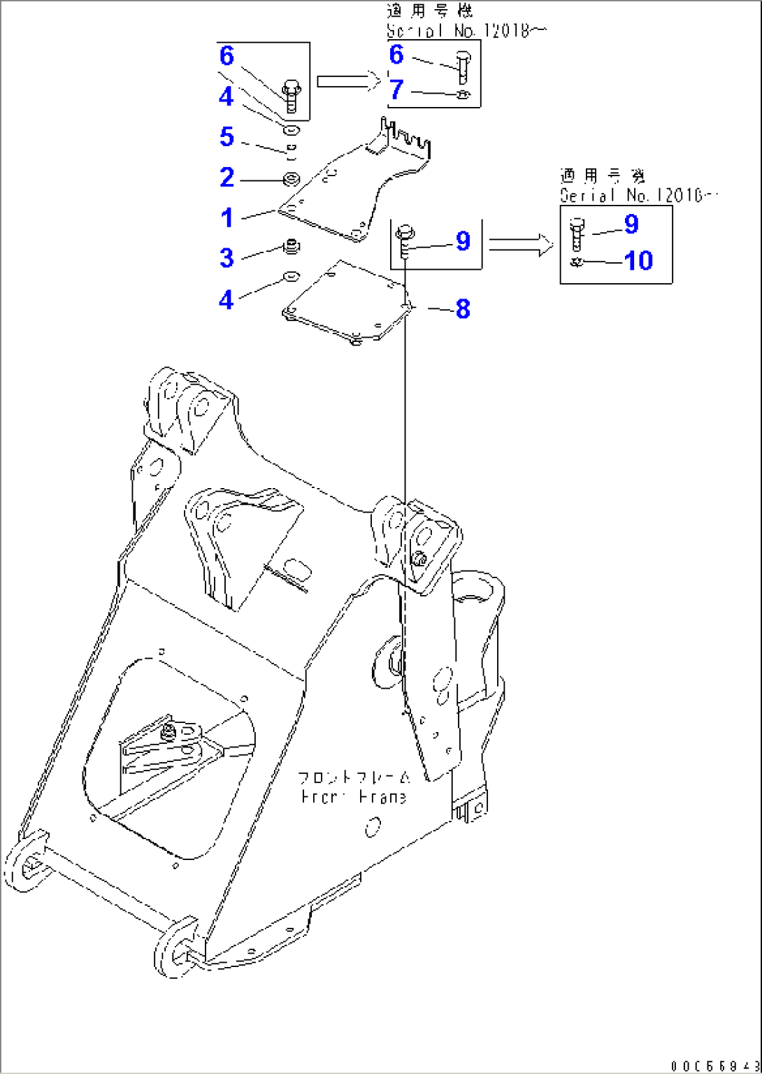 4-SPOOL CONTROL VALVE (MOUNTING PARTS)