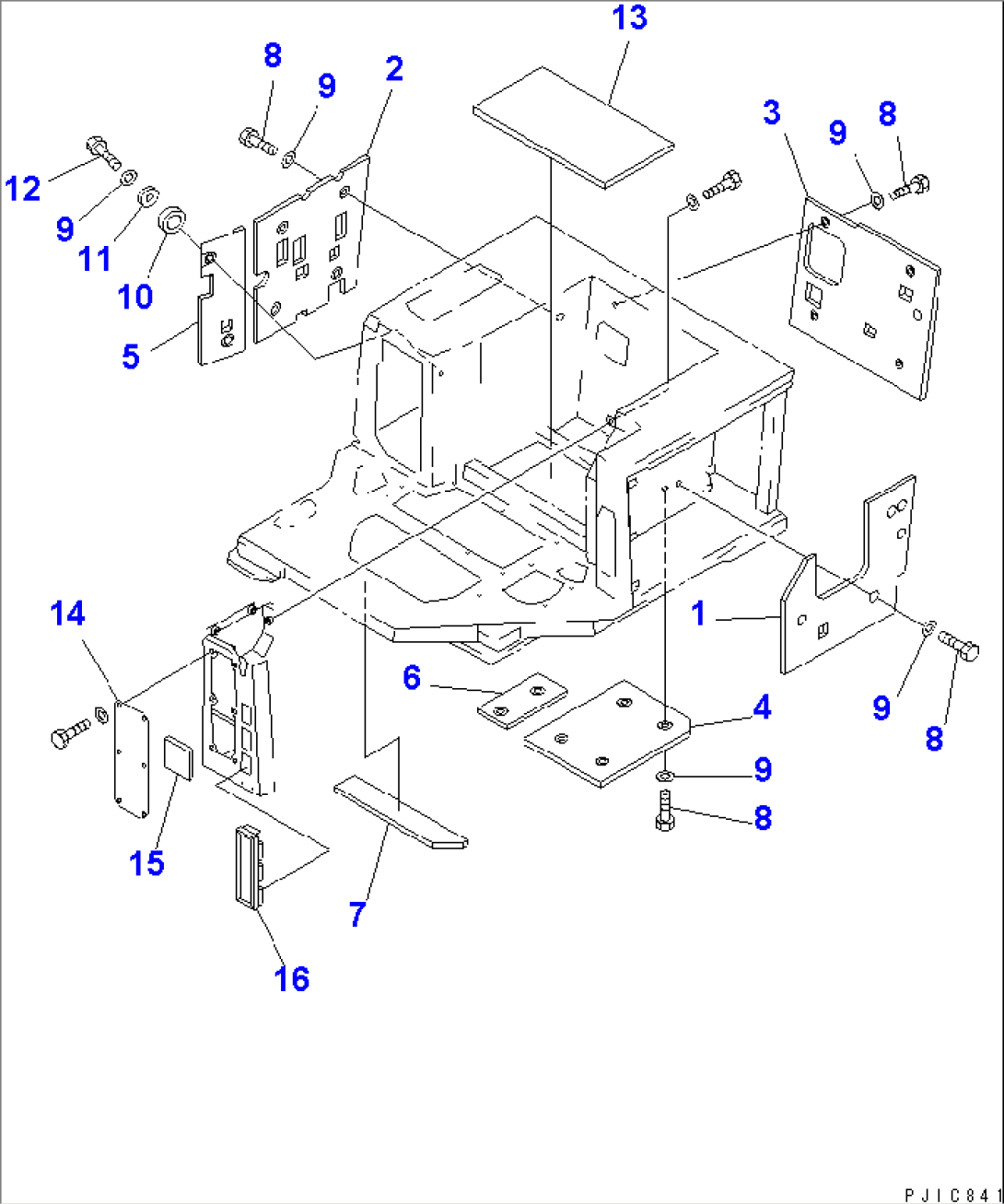 FLOOR FRAME NOISE REDUCTION