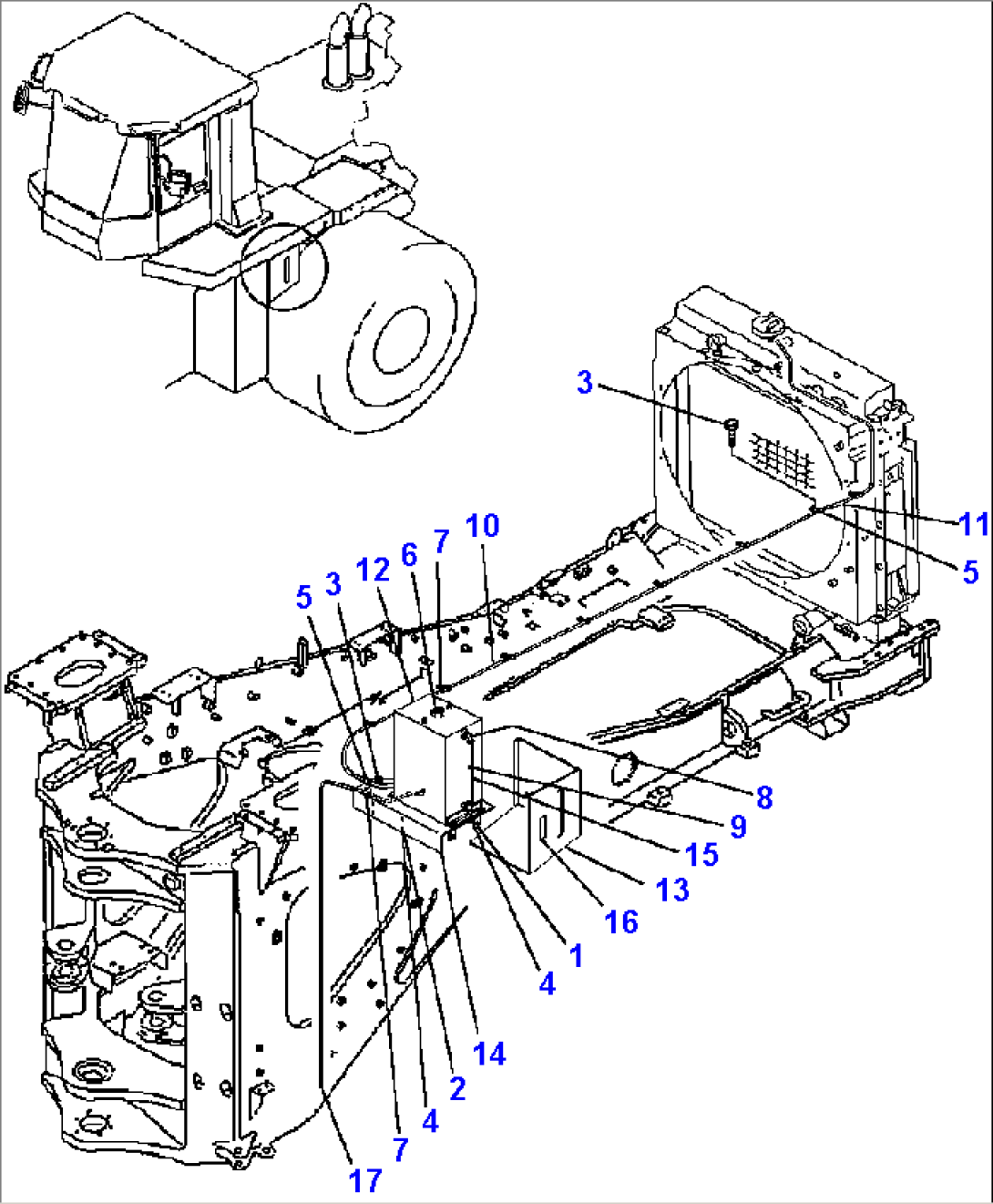 C0120-05A0 RADIATOR ACCESSORY GROUP