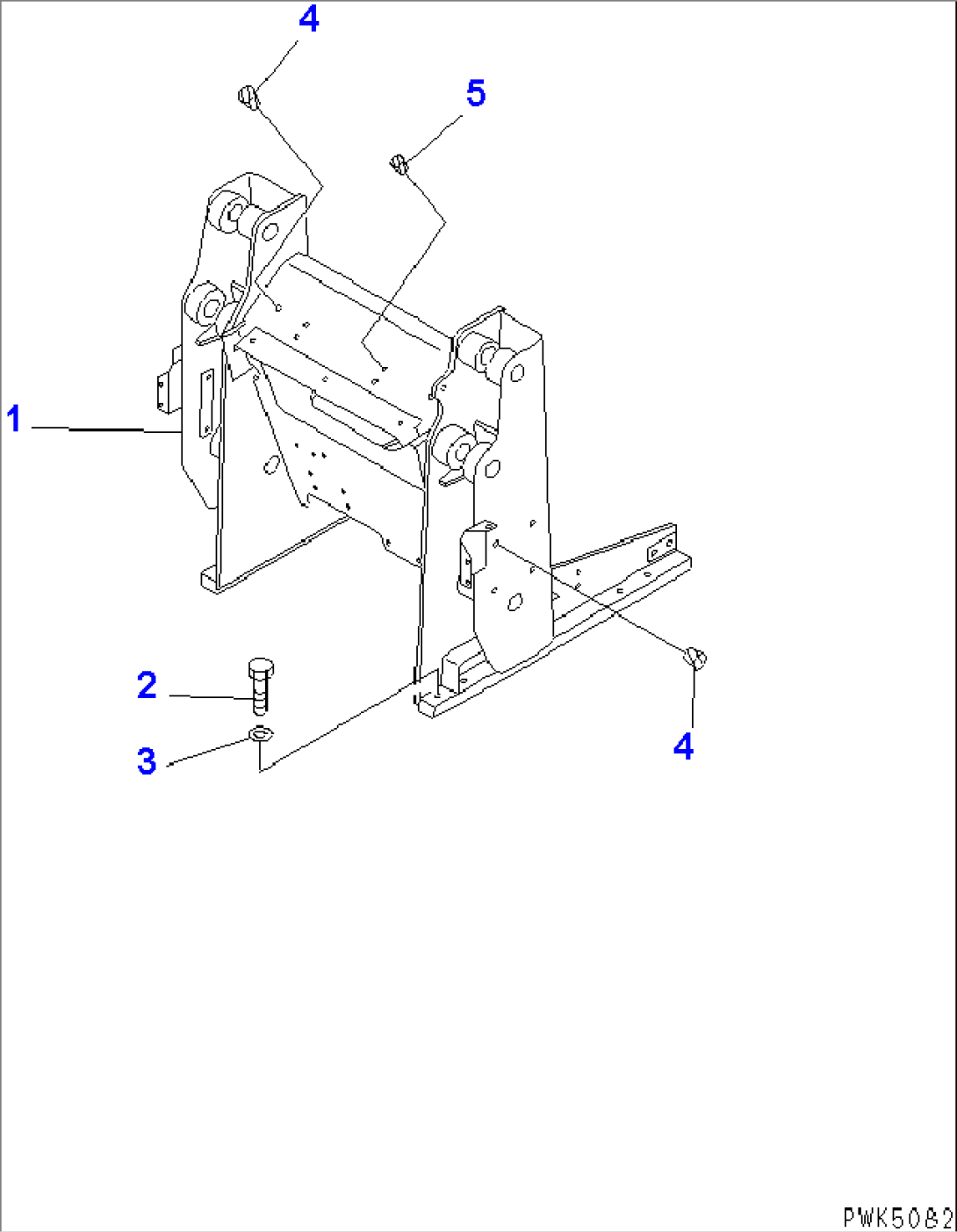 SIDE FRAME (FOR SHAKEN-BUHIN)(#61132-61137)