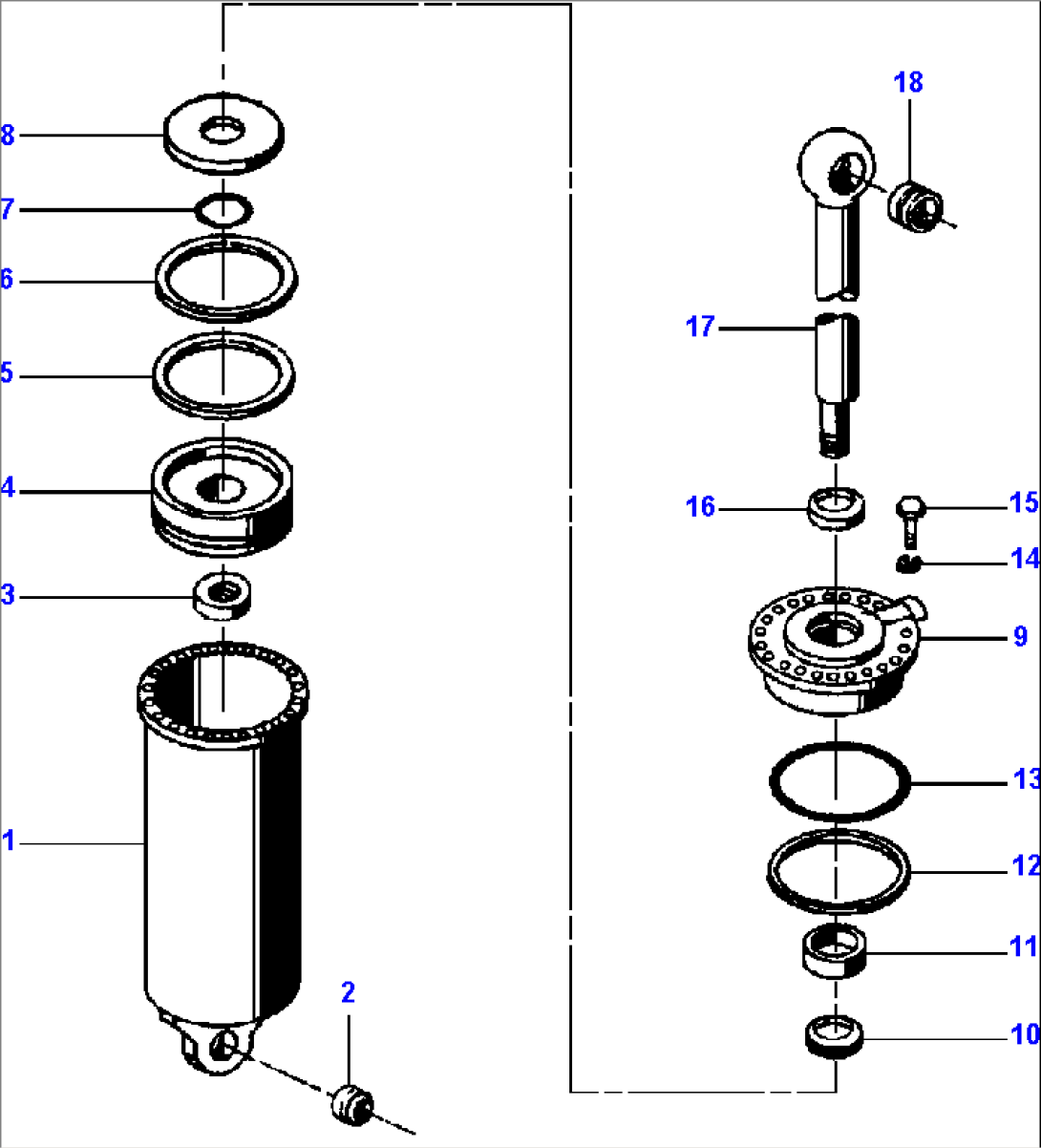 FIG. H0410-01A5 CYLINDER - BOOM LIFT