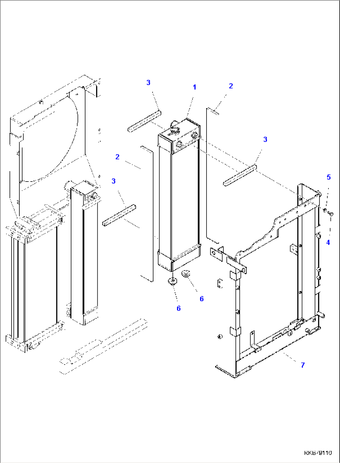 COOLING SYSTEM, RADIATOR (1/4)