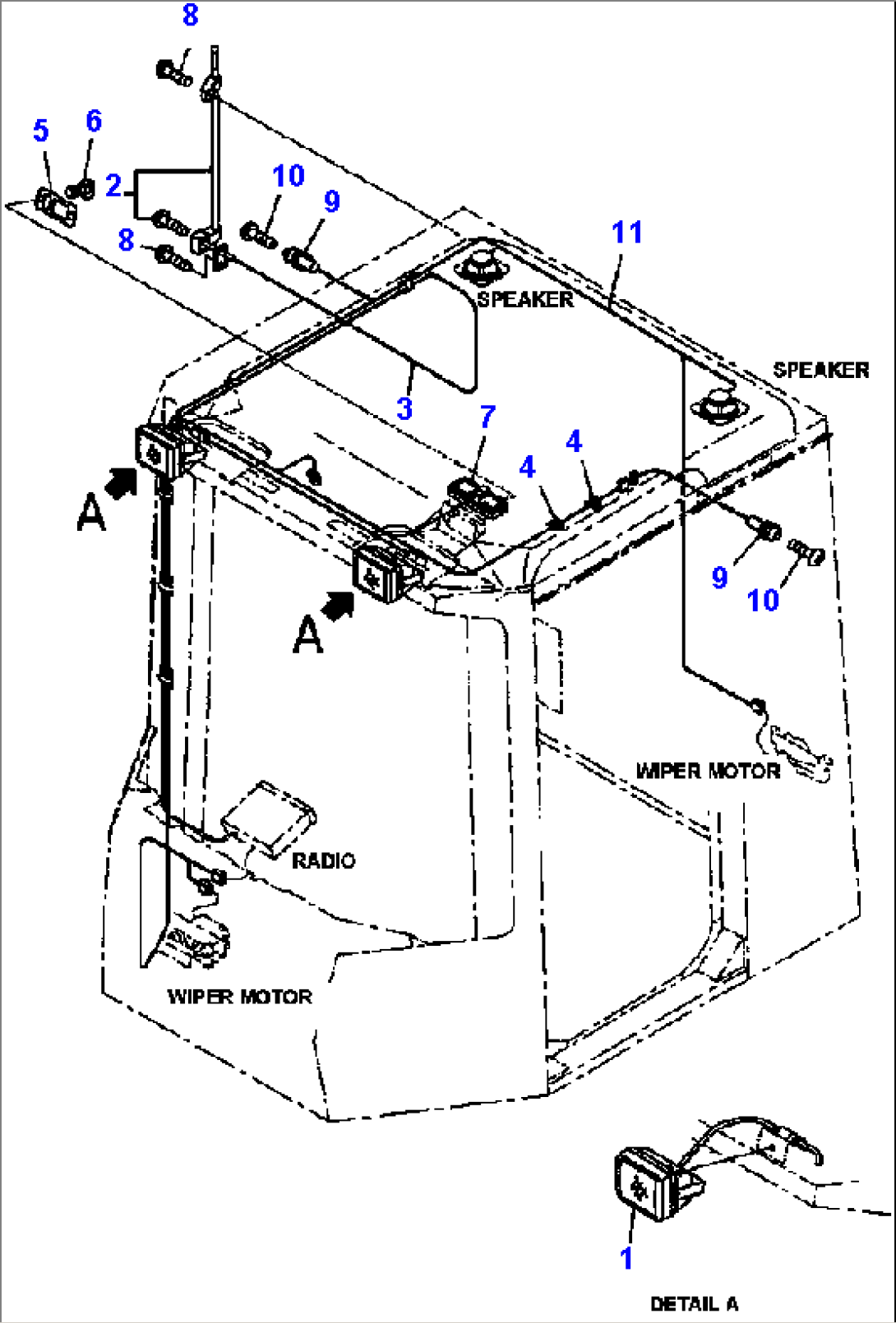 K0210-07A0 CAB ELECTRICAL SYSTEM