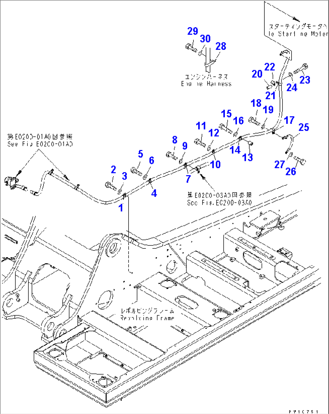 WIRING (STARTING HARNESS) (CLIP)(#K40001-K40964)